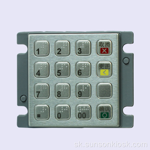 PCI3.0 šifrovacia PIN podložka pre automat